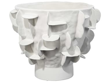 Jamie Young Helios White Vase JYC7HELIVAWH