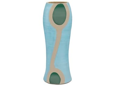 Jamie Young Maryln Blue / Black Natural Vase JYC7MARYVABL