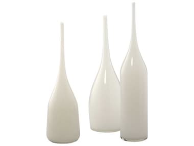 Jamie Young Pixie White Glass Vase (Set of 3) JYC7PIXIVAWH