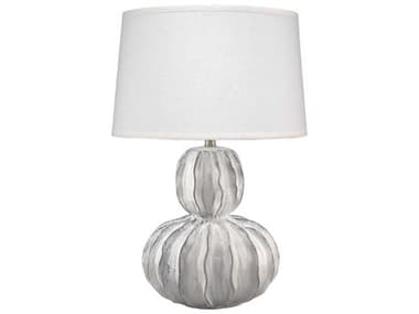 Jamie Young Oceane Gourd White Reactive Glaze Buffet Lamp JYC9OCEAWHC131G