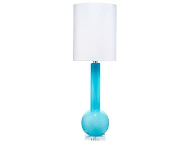 Jamie Young Studio Powder Glass Blue Buffet Lamp JYC9STUDPBD131T