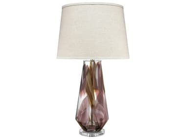 Jamie Young Watercolor Glass Plum Purple Buffet Lamp JYC9WATERTLPLUM