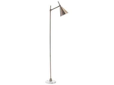 Jamie Young Kennedy Brass Floor Lamp JYCLS9KENNFLBR