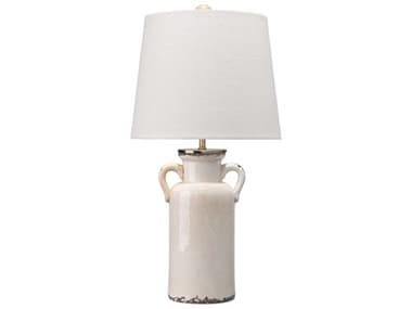 Jamie Young Piper Cream Off White Table Lamp JYCLS9PIPERCRM