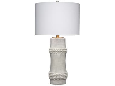 Jamie Young Rail White Linen Buffet Lamp JYCLS9RAILWHITE