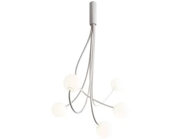 Karman Moony 5-Light Matte White Globe Mini Pendant KAMPL307ABV11