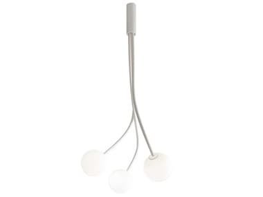 Karman Moony 3-Light Matte White Globe Mini Pendant KAMPL307BBV11