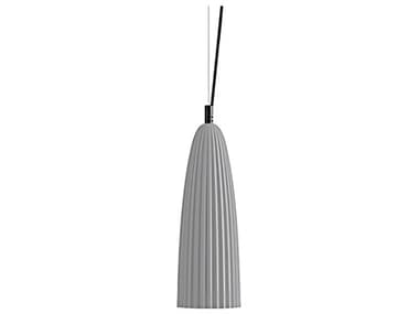 Karman Sahara 1-Light Grey Cylinder Pendant KAMSE667KGV11