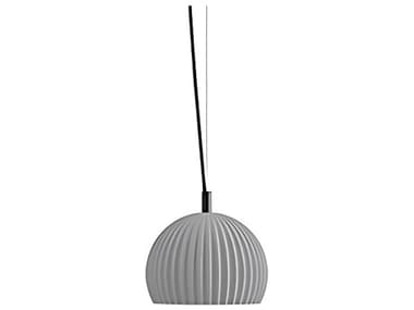 Karman Sahara 1-Light Grey Globe Mini Pendant KAMSE668KGV11