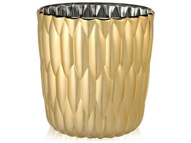 Kartell Outdoor Jelly Metallic Gold 9'' Vase KAO1228GG