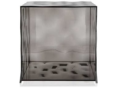 Kartell Outdoor Optic Smoke Transparent Container Cube without Door KAO3500V9