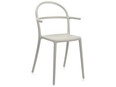 Kartell Outdoor Generic Gray Resin Dining Arm Chair KAO5816GG