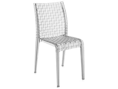 Kartell Outdoor Ami Ami Transparent Crystal Dining Side Chair KAO5820B4