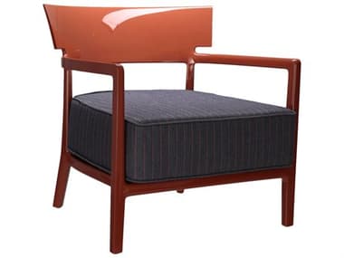 Kartell Outdoor Cara Rusty / Blue-orange Resin Cushion Lounge Chair KAO58443M