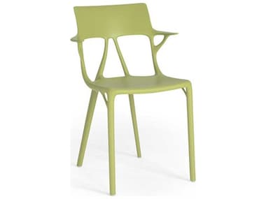 Kartell Outdoor A.I. Green Resin Dining Arm Chair KAO5886VE