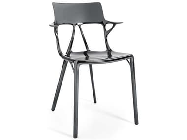 Kartell Outdoor A.I. Titanium Resin Dining Chair KAO5887OY
