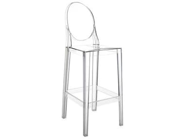 Kartell Outdoor One More Opaque Crystal Resin Bar Stool KAO5891B4
