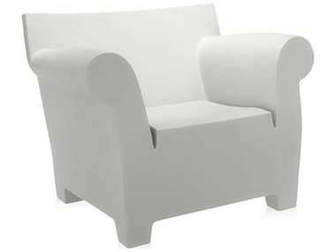 Kartell Outdoor Bubble Zinc White Resin Lounge Chair KAO607060