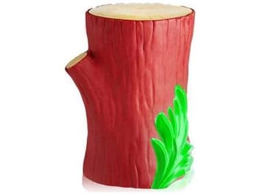 Kartell Outdoor Saint Esprit Tree Trunk Original Hand-Painted Resin 15'' Side Table KAO8820