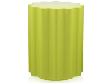 Kartell Outdoor Colonna Green Resin Dining Chair KAO885312
