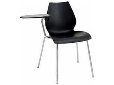 Kartell Maui Left Tablet Armchair in Anthracite  (Sold in 2) KAR28691M