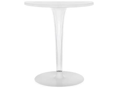Kartell Toptop For Dr Yes 23" Round Plastic White Dining Table KAR433003