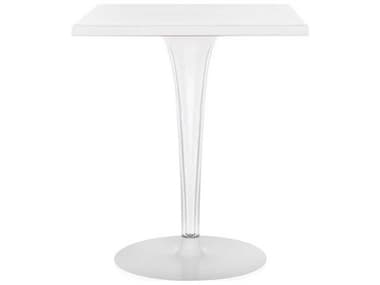 Kartell Toptop For Dr Yes 23" Square Plastic White Dining Table KAR433103