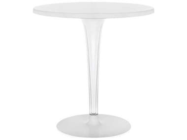 Kartell Toptop For Dr Yes 27" Round Plastic White Dining Table KAR433203