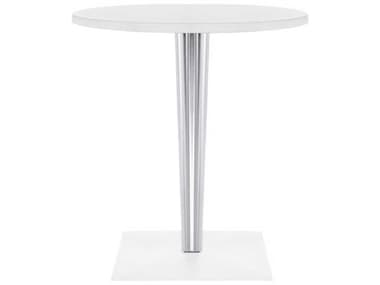 Kartell Toptop For Dr Yes 23" Round Plastic White Dining Table KAR434603
