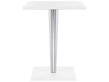 Kartell Toptop For Dr Yes 27" Square Plastic White Dining Table KAR434703