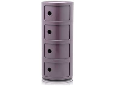 Kartell Componibili 12" Purple File Cabinet KAR498520