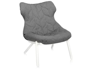 Kartell Foliage 28" Gray Fabric Accent Chair KAR6086BC