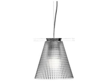 Kartell Light-Air Hanging Sculpted Lamp in Crystal KAR9132B4