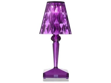 Kartell Battery Plum Purple LED Table Lamp KAR9140PR