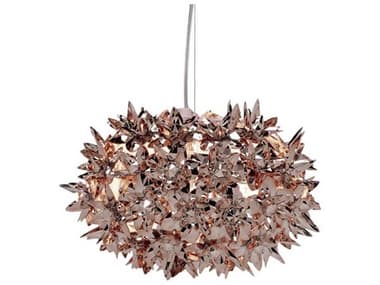 Kartell Bloom Small Round Suspension Ceiling Lamp in Bronze KAR9264BR