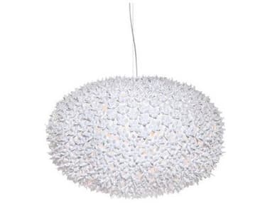 Kartell Bloom Big Round Suspension Ceiling Lamp in White KAR928103