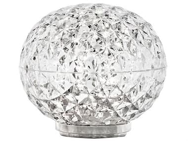 Kartell Mini Planet Portable Crystal Clear LED Table Lamp KAR9410B4