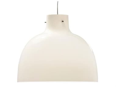 Kartell Bellissima 16" Glossy White LED Dome Pendant KAR9456BI