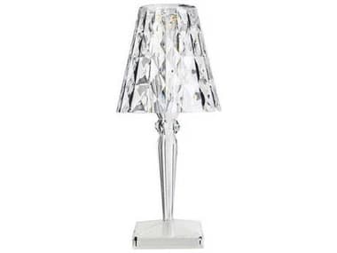 Kartell Big Battery 6. Battery Dimmable Outdoor Portable Lamp in Crystal KAR9475B4