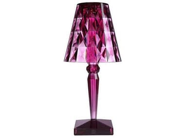 Kartell Big Battery 6. Battery Dimmable Outdoor Portable Lamp in Plum KAR9475PR