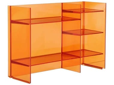Kartell Sound-rack 29" Tangerine Orange Bookcase KAR9910AT