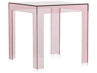 Kartell Jolly 15.75" Side Table in Pink KARG8850Y2