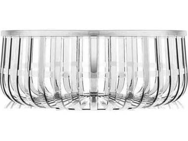 Kartell Panier 14.13''W Storage Coffee Table in Crystal KARG8860B4