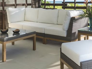 Kingsley Bate Azores Teak Cushion Lounge Set KBAZORES5