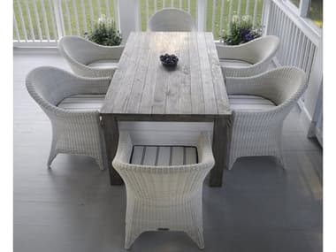 Kingsley Bate Cape Cod Wicker Dining Set KBCAPECOD3