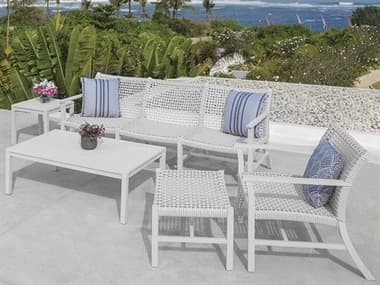 Kingsley Bate Catherine Aluminum Wicker Lounge Set KBCATHERINEALUMINUM