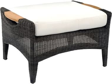 Kingsley Bate Culebra Wicker Cushion Ottoman KBCE10