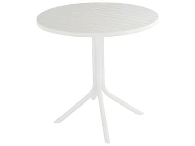 Kingsley Bate Café Aluminum 30" Wide Round Bistro Table KBCF31WH