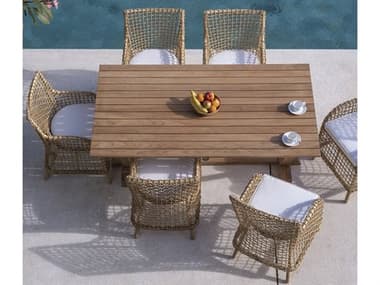 Kingsley Bate Charlotte Special Order Aluminum Dining Set KBCHARLOTTE