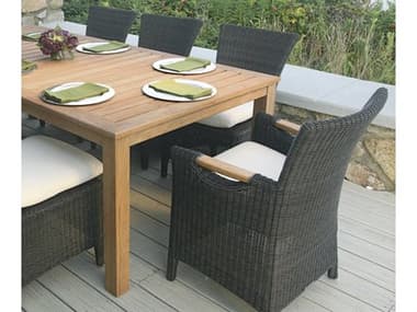 Kingsley Bate Culebra Wicker Dining Set KBCULEBRA3